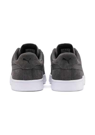 Puma Smash v2 Erkek Günlük Spor Ayakkabı 364989-32 Gri-Beyaz Gri - Beyaz