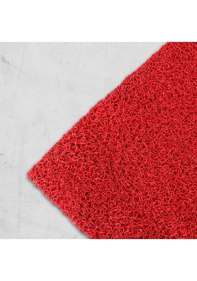Berika Pls Sk006467 Kırmızı Kıvırcık Paspas 100 Cm 14 Mm 1 Metre Kırmızı