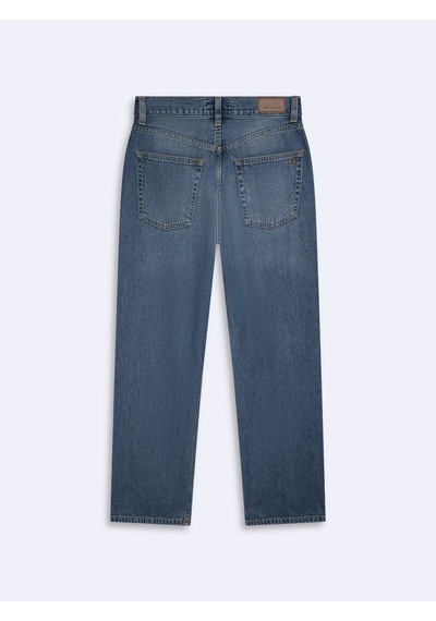 LTB Vanetta Zıp Fermuarlı Düz Paça Mid Indigo Jean Pantolon Mavi