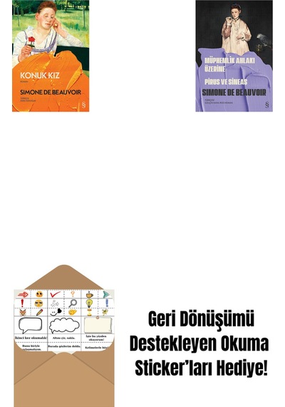 Konuk Kız + Müphemlik Ahlakı Üzerine - Pirus Ve Sineas + Okuma Sticker'ları