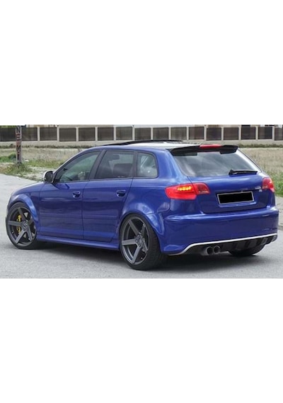 Audi A3 8P/Sb Hb Rs3 Spoiler Piona Black Spoyler 2003 - 2007