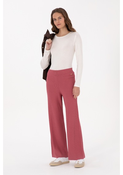 U.s. Polo Assn. Kadın Koyu Pembe Pantolon Triko 50314777-vr167 Koyu Pembe