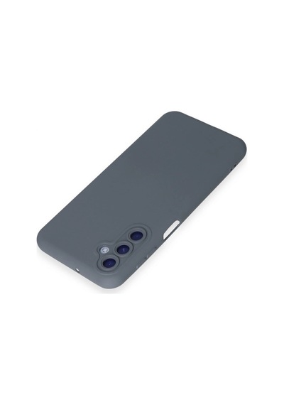 Samsung Galaxy M14 5g Kılıf Nano İçi Kadife Silikon - Gri