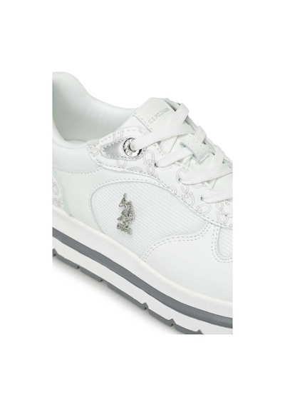 U.s. Polo Assn. Shery 4fx Beyaz Kadın Spor Ayakkabı 000000000101532623 Beyaz