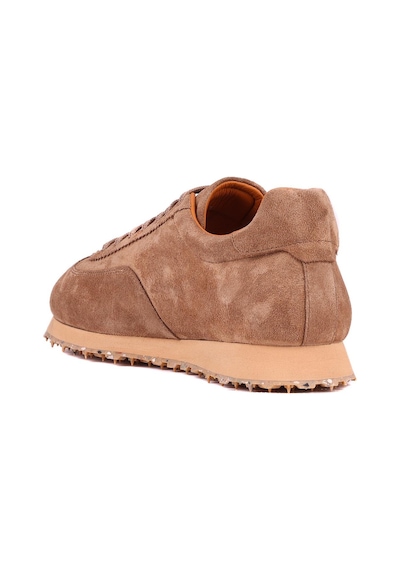 Shoetyle - Taba Hakiki Süet Bağcıklı Erkek Günlük Ayakkabı 666-109-1242 Taba