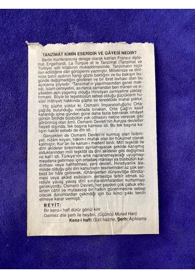 4 Kasım 2006 Takvim Yaprağı - Nostalji Koleksiyonluk Takvim Yaprağı