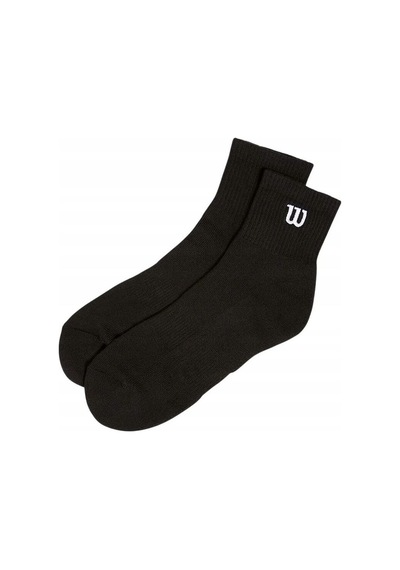 Wilson Unisex Quarter Siyah Çorap S 35-38 Wu00015511bkas Beyaz