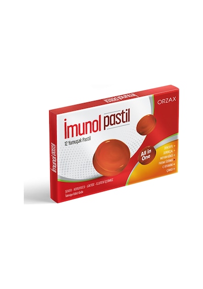 Orzax İmunol Pastil 12 Adet