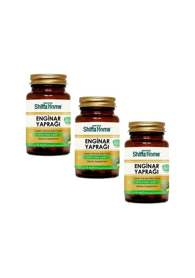Aksu Vital Shiffa Home Enginar Yaprağı Artichoke Leaf 590 MG 60 Kapsül 3 Adet