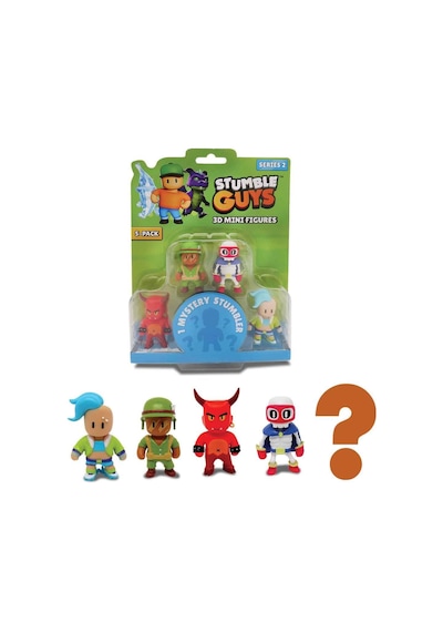 Stumble Guys 5 Li Mini Figür Seti S2 Tuy14000 Red Demon
