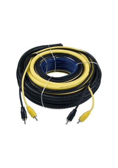 Mg-4kıt Amfi Kablo Seti 4ga 2800w Oto Ses Sistemi Tesisat Kiti Komple Set
