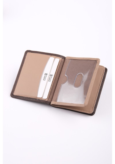 Ancora Leather Hakiki Deri Kartlık-26207 Kahverengi - Camel