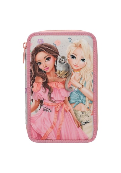 Top Model 3 Katlı İçi Dolu Kalem Çantası Juicy 413324 Çok Renkli