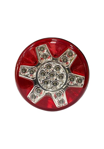 12v Geri Vites Lambası Ledli Yuvarlak 122 Mm Güleryüz Cobra-mıtsubıshı-otokar-temsa