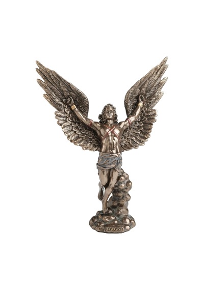 Wıse Icarus Dekoratif Obje Antik Yunan Mitolojisi Figürü Poliresin Biblo 20,5 Cm Diğer