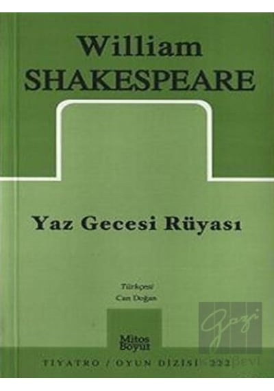 Yaz Gecesi Rüyası - William Shakespeare - Mitos Boyut Yayınları