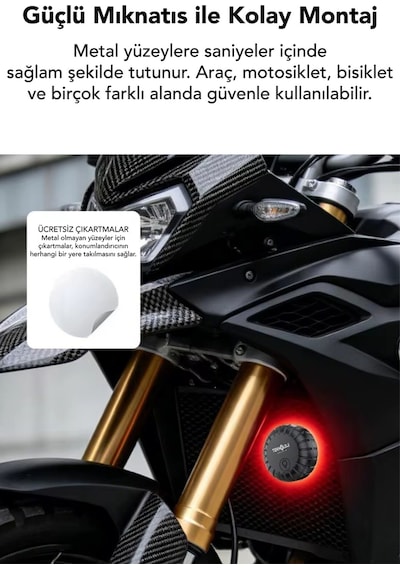 Gps Araç, Eşya Veya Çocuk Mıknatıslı Akıllı Takip Cihazı Canlı Konum Android Ve Ios Uyumlu 3 Sene Şarj