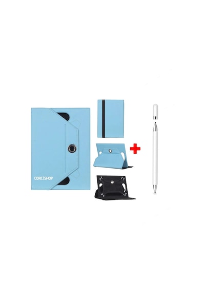 Xiaomi Mi Pad 5 11 Uyumlu Kılıf Universal Standlı + Dokunmatik Tablet Kalem Stylus Kapaklı Kılıf