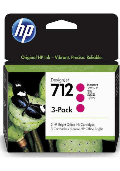 3Ed78A Hp 712 Macenta 29 Ml 3'Lü Paket