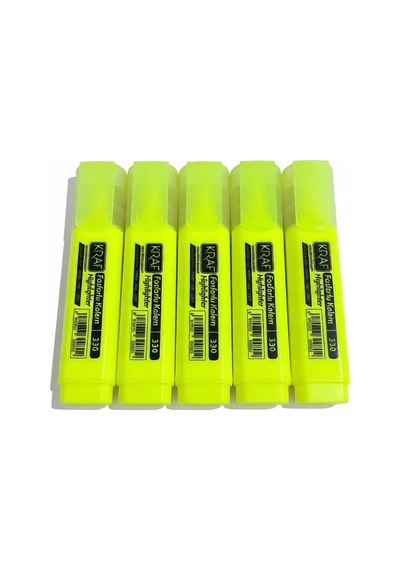 Kraf 330 Sarı Fosforlu Kalem 124-Pembe