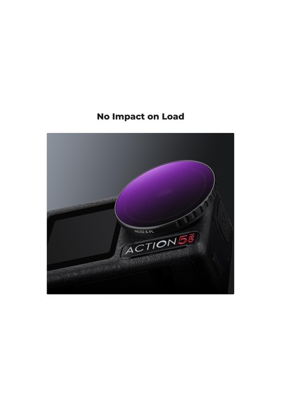 K&f Concept Nd Filtre Setleri, Push-in Filtre Nd8&pl+nd16&pl+nd32&pl+nd64&pl Filtre, Djı Osmo Action 5 Pro/action 4 İle Uyumlu, Polarize Nötr Yoğunluk