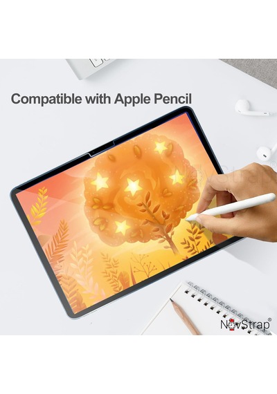 Novstrap Apple Uyumlu iPad  Air 11 İnç 6. Nesil M2 2024 İle Nano Esnek Cam Ekran Koruyucu A2902 A2903