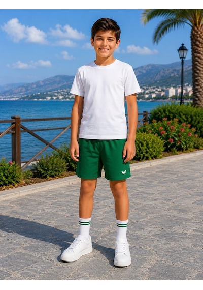 Alexandergardi Çocuk Futbol Ve Antreman Şortu Yeşil