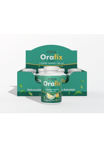 Mp Orafix Drops Boğazı Yumuşatmaya Ve Nefesi Ferahlatmaya Yardımcı Bitkisel 60 Çiğneme Tablet