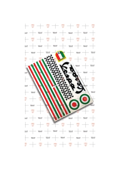 Vespa Reflektif Sticker Set