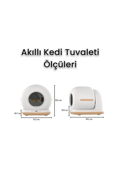 Bay Hd Kameralı Akıllı Kedi Tuvaleti Najmaddin