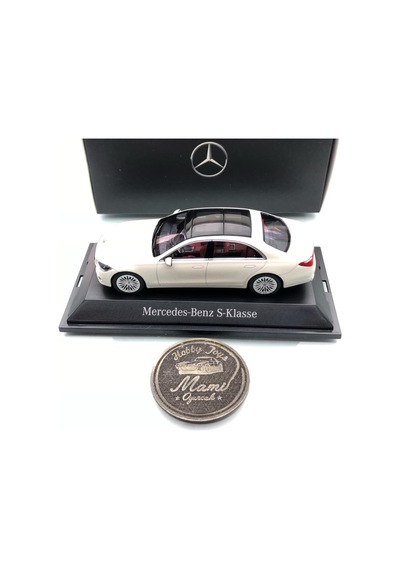 2020 Mercedes Benz S Class V223 Diamont White 1 43 Ölçek Herpa