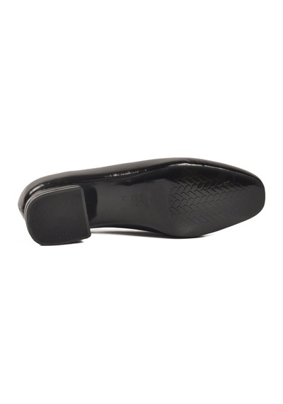 Ayakmod Siyah Geniş Kalıp Kadın Topuklu Abiye Ayakkabı 608421 Z Siyah