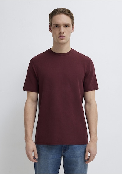 Mavi - Bordo Tişört 0610277-70426