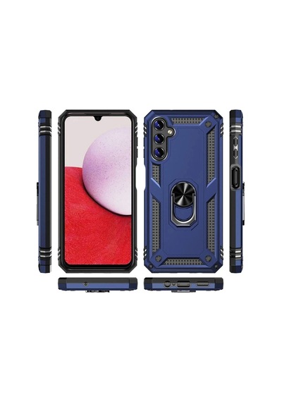 Samsung Samsung Uyumlu Galaxy A04s Kılıf Sofya Yüzüklü Silikon Kapak - Yeşil
