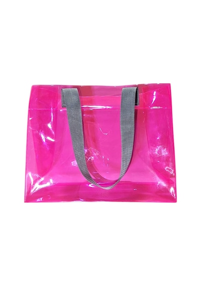 Rm Promosyon R&m Promosyon Su Geçirmez Şeffaf Pvc Kadın Plaj Ve Omuz Çantası - Pembe 3 Farklı Renkli Sap Seçeneği Pembe - Gri Sap Pembe - Gri Sap Rm Promosyon R&m Promosyon Su Geçirmez Şeffaf Pvc Kadın Plaj Ve Omuz Çantası - Pembe 3 Farklı Renkli Sap Seçeneği Pembe - Gri Sap Pembe - Gri Sap