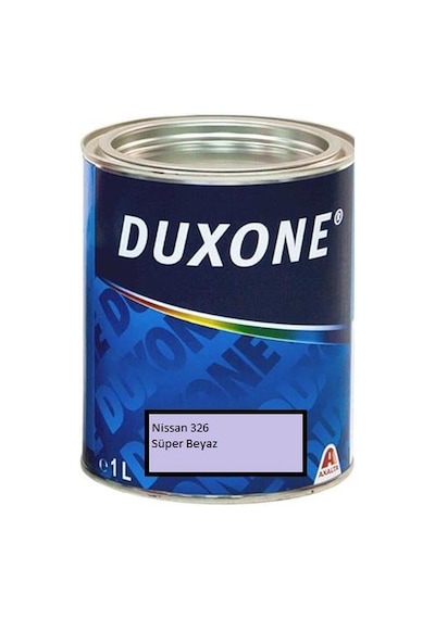 Duxone 2k 1/1 Nissan 326 Süper Beyaz Düz Boya 1 Litre