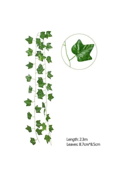 Ayrex Nettenevime Yapay Sarmaşık Üçgen Yaprak Yapay Çiçek Dekoru 230cm Diğer