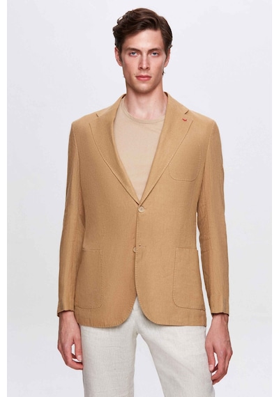 D's Damat Ds Damat Regular Fit Bej Düz Kumaş Ceket 4hc04s2024362 Bej