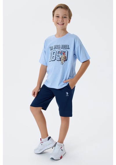 U.s. Polo Assn. Erkek Çocuk Mavi Bermuda Takım Us2444-c-v1 Mavi U.s. Polo Assn. Erkek Çocuk Mavi Bermuda Takım Us2444-c-v1 Mavi