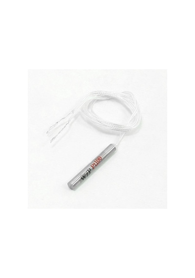 5 Adet Wzp Pt100 Sıcaklık Sensörü - 4x30mm Paslanmaz Çelik Prob, 50cm 2 Uçlu Hassas Isı Ölçer