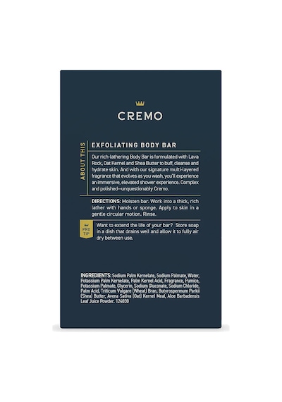 Cremo Palo Santo Arındırıcı Peeling Etkili Vücut Sabunu 142gr Odunsu