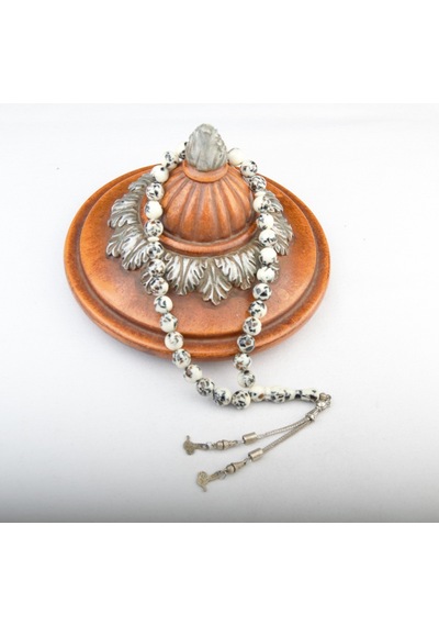 Burhan Sağlam Küre Kesim 10x10 Mm Beyrut Kehribarı Alpaka Püsküllü Tesbih Bs2473599