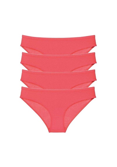 Çerçici 4 Adet Süper Eko Set Likralı Kadın Slip Külot Asorti