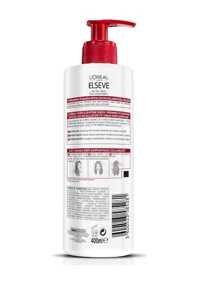Elseve Komple Onarıcı 5 3'ü 1 Arada Krem Şampuan 400 ML
