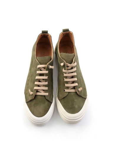 Bambi Haki Hakiki Deri Erkek Sneaker E01585773401