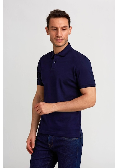 Bisse Erkek V Yaka T-shirt Lacivert Tsnos24y24102 D39 Lacivert