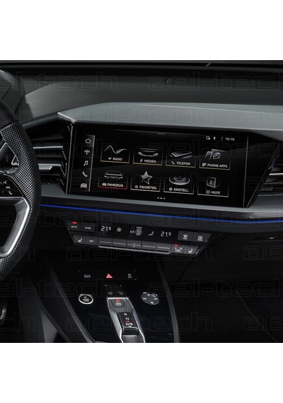 Ael-Tech Audi Q4 E-tron Uyumlu 10,1 İnç Navigasyon 9h Nano Koruyucu 2025-2026