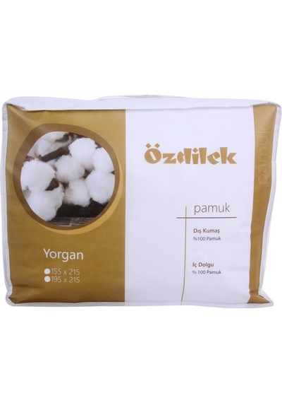 Özdilek %100 Pamuk Dolgulu Tek Kişilik Yorgan 155X215 Cm
