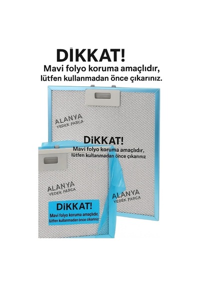 Elica Fa0287 Uyumlu Davlumbaz Metal Yağ Filtresi 330x260 Mm Gfa Ja Ch Garda 60 Çok Renkli