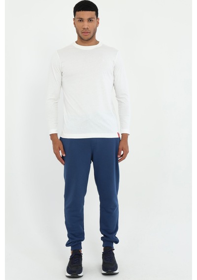 Dufy Erkek Regular Fit Bisiklet Yaka Beyaz Sweatshirt-25471